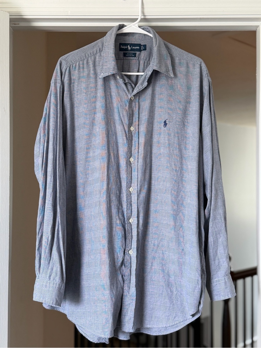 Vintage Polo Ralph Lauren Blake Glen Plaid Shirt Men’s Large